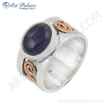 Elegant Amethyst Gemstone 925 Sterling Silver Ring