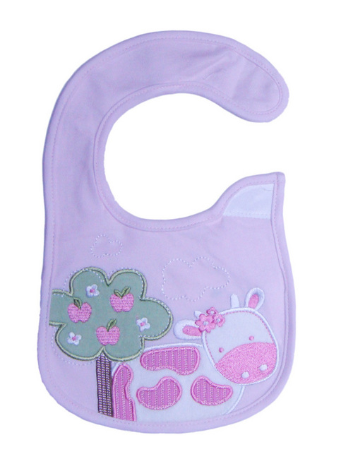 Kids Booties - Cotton, 10x8 Inches, Lavender Color | Adjustable Fit, Cute Cow Pattern, Durable Material, Machine Washable, Waterproof, Soft Fabric