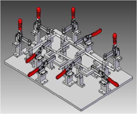 Cushion Welding Fixture