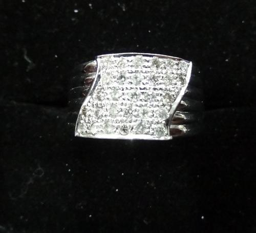 Diamond Ring - 18K Gold, 0.66ct White Diamond, Pave Setting | Elegant Design, Engagement, Wedding
