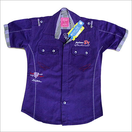 Blue Designer Kids Shirt