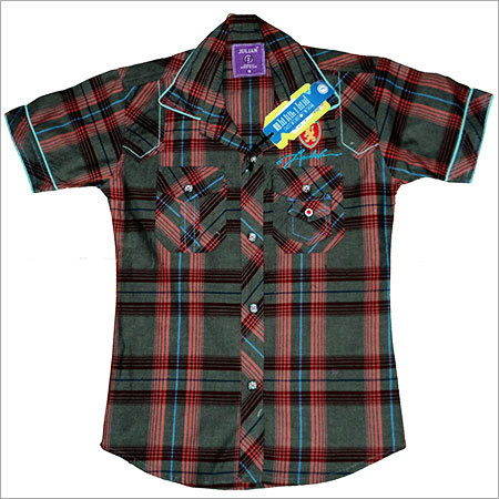 Kids Check Shirts