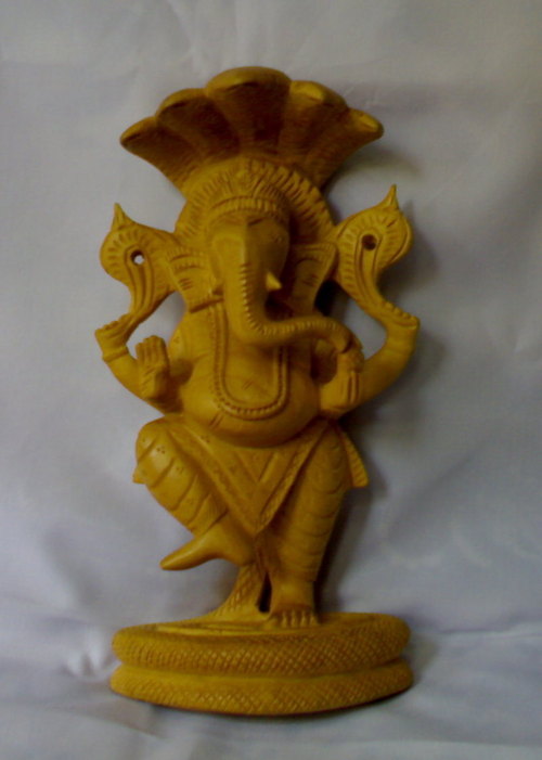 Hand Carved Ganesha Statue