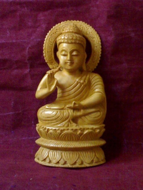 Wooden Buddha Statue