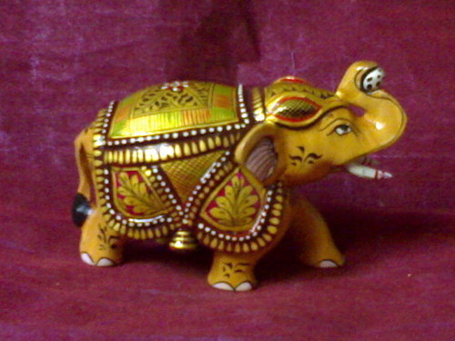 Wooden Elephant Statue