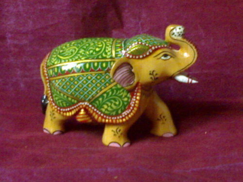 Wooden Elephant Statue
