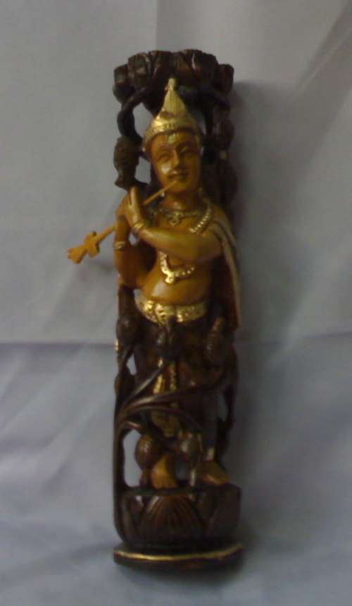 Hand Carved Lord Krishna Statue