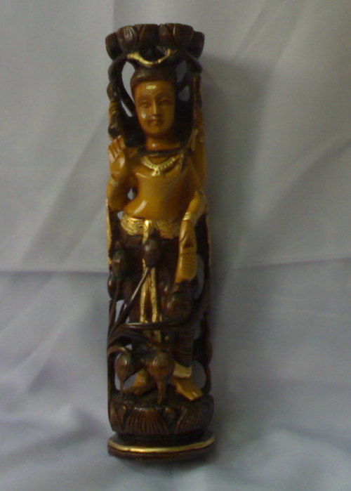 Wooden Shiva Statue