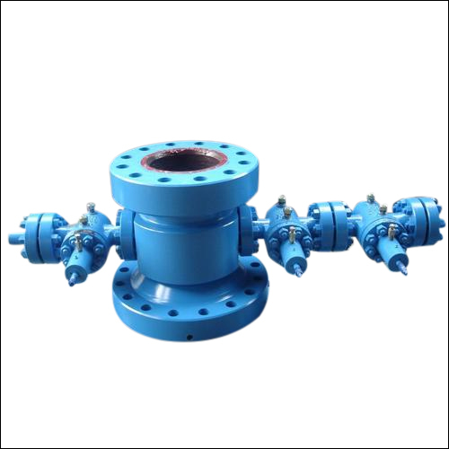 PTHD Tubing Head Spool - Stainless Steel & Mild Steel 2 1/16 2000-10000 PSI WP Welded Wedges for Hanger Alignment Open-Face Top Flange Manual Operation