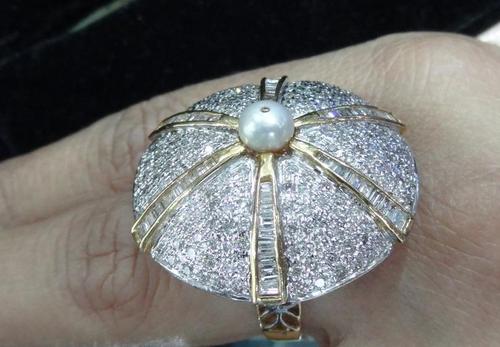 Diamond Ring - 14K Gold, 16.439g Gross, 2.70ct Diamond, Pave Setting, Elegant Design