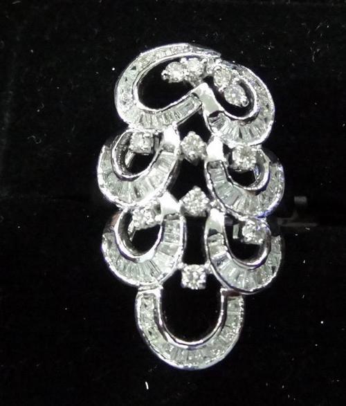 Diamond Ring - 14K Gold, 1.26ct White Diamond, 7.606g Net Weight, Elegant Design