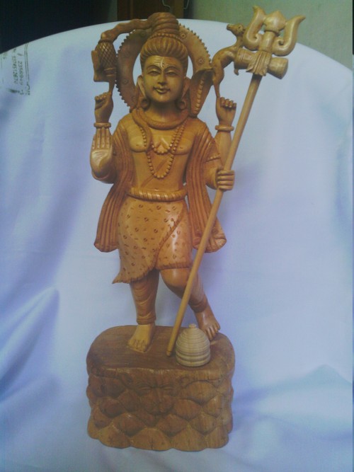 Shiva Statue in Wooden
