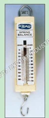 Spring Balance Metric - Anodized Metal Scale, Adjustable Capacity 50-1000 Grams, Premium Polystyrene Body, Laboratory Use