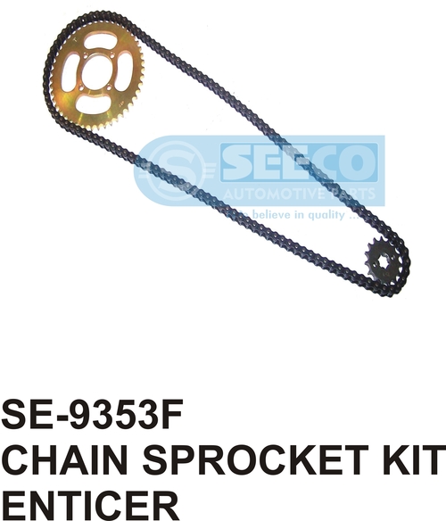Chain Sprocket Kit - Stainless Steel, Galvanized Finish | 8-10 Working Life, Designed for Automobile Industry