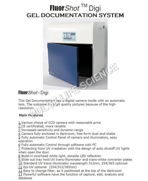 GEL DOCUMENTATION SYSTEM FLUORSHOT DIGI