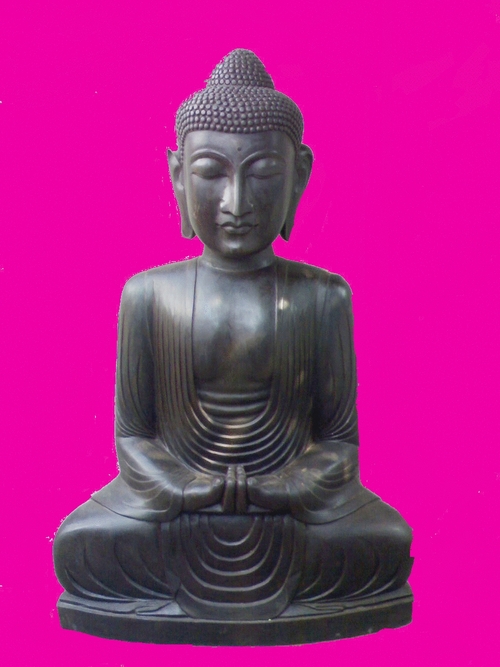 Antique Wooden Buddha Statue