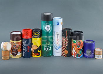 Colored Paper Cans
