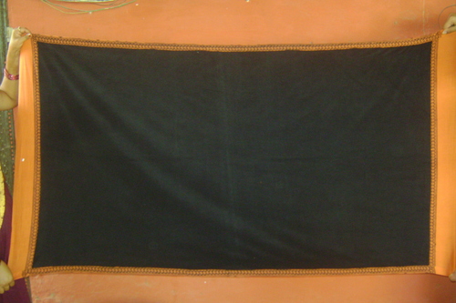 Black Beach Towel