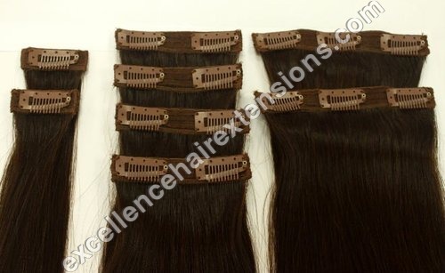 Remy Clips Human Hair Extensions