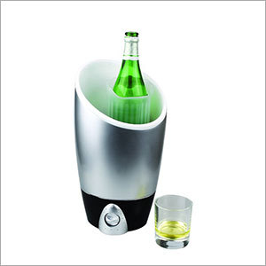 M c Wine Coolers - Stainless Steel, Compact Size | Thermoelectric Cooling, Portable, Adjustable Temperature