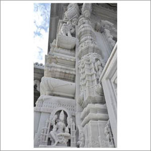 Handcrafted Marble Pillar