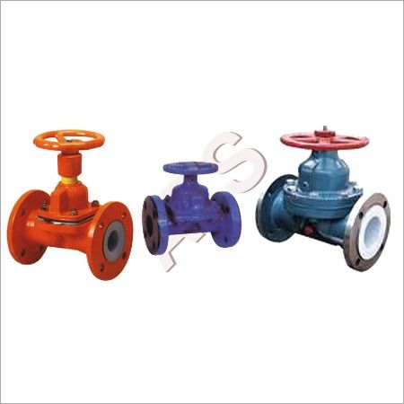 Orange Fep Pfa Lined Diaphragm Valves