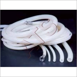 White Polyster Reinforced Silicone Transparent Braided Hoses