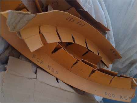 Grey Corrugated Paper Waste