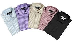 Mens Formal Shirts - Cotton Blend, S-XXL, White | Button-Down Closure, Point Collar, Slim/Regular Fit, Comfortable, Durable, Easy Care