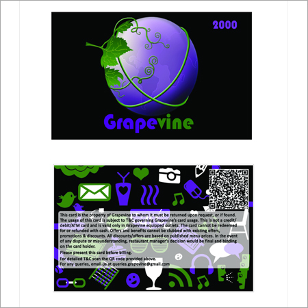Plastic Shopping card