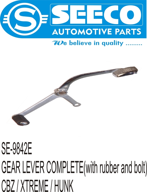 GEAR LEVER COMPLETE (WITH RUBBER &BOLT)