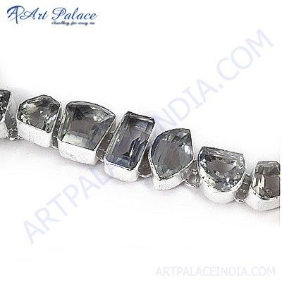 Fashion accessories Crystal Gemstone German Silver Bracelet
