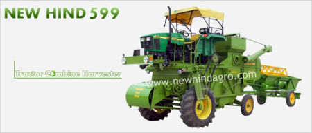 Tractor Combine Harvester