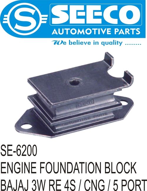 ENGINE FOUNDATION BLOCK (RUBBER LSOLAOR)