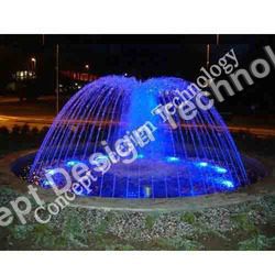 Dome Fountain With Color Changing Effect