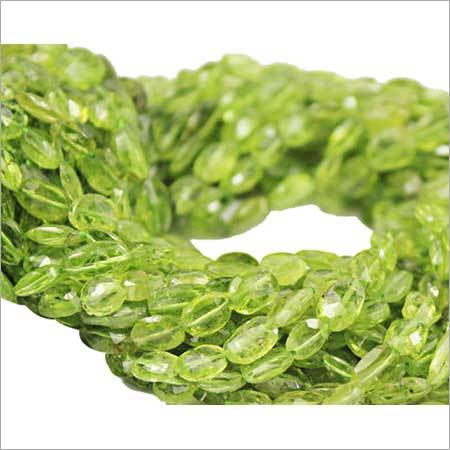 Natural Peridot Faceted  Beads