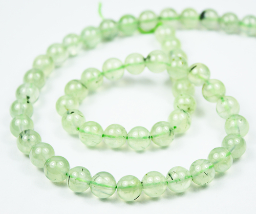 Natural Prehnite Stone Gemstone Beads