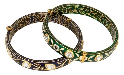 Meena Polki Bangle