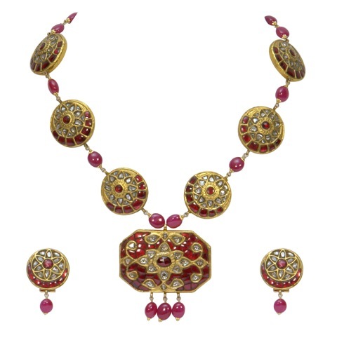 Diamond Ruby Necklace