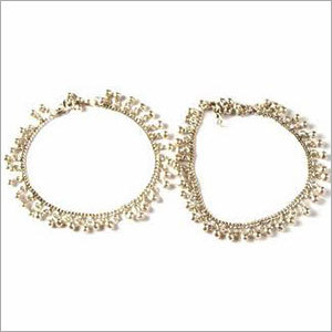 Oxidised Silver Anklets