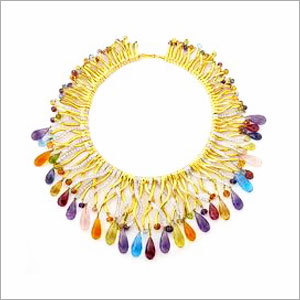 Rajasthani 9 Gems Necklace