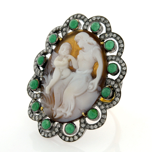 Designer Cameo Ring Jewelry