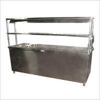 Gray Pick Up Counter With Bain Marie
