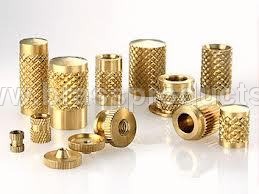 Brass Threaded Inserts - M2 to M30 Size Range, Various Thread Types, Durable and Corrosion Resistant, High Strength with Multiple Head Types