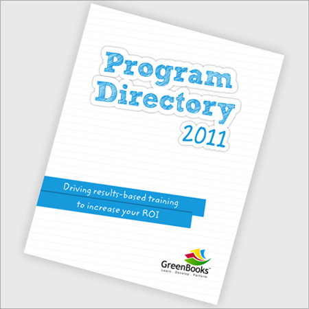  Green Books's Program 2011