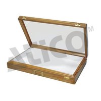 Insect Storage Box - Teak Wood Frame With Sunmica Top, Mdf Board Bottom, Soft Pinning Eva Sheet Lining For Enhanced Protection