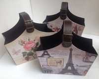 Designer Leather Basket - Customized Shape, Durable Indian Storage Basket With Handle | Elegant Design For Functional Home Organization