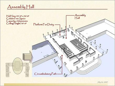 Hall Interior Designing - Client Choice Materials, Variable Dimensions, Customizable Lighting | Aesthetic Design, Functional Layout, Space Optimization, Increased Productivity