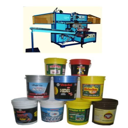 Bucket Or Pail Container Screen Printing Machine