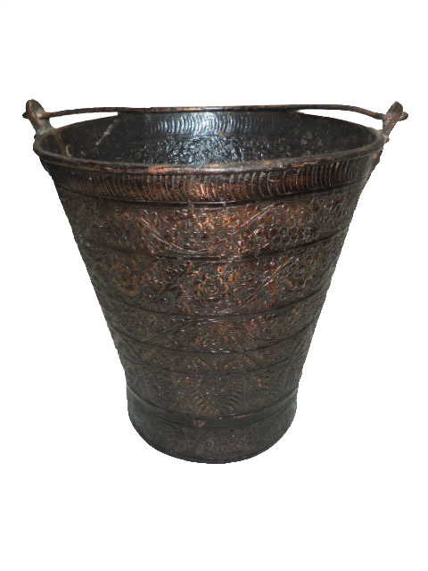 bucket flower vase